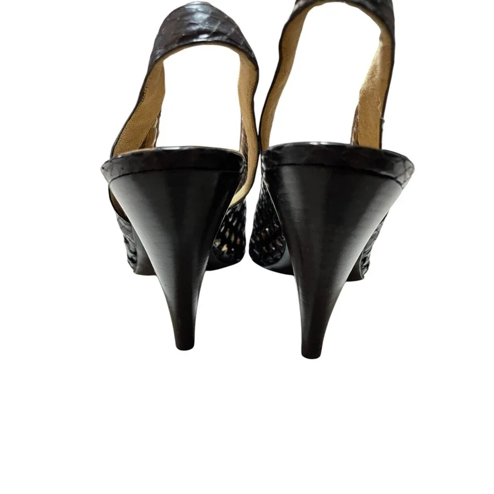 Petra Italy Firenze Shoes 8M 3‎ 1/2 Heel Leather